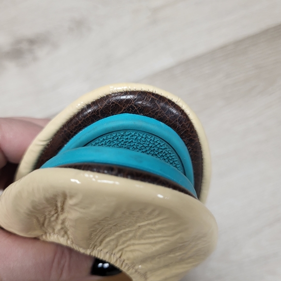 Tieks Patent Biscotti sz 7 cream Ballet Flat - Picture 4 of 8